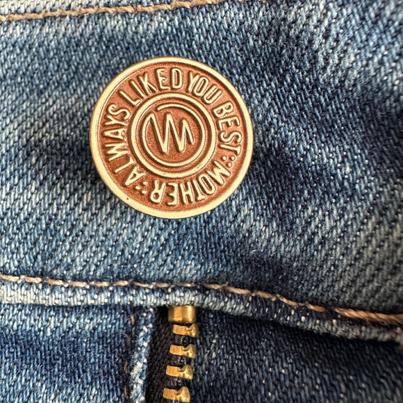 MOTHER LIL KICK IT Straight Leg Blue Jeans in BITCHIN’ SIZE 32! - Picture 11 of 13